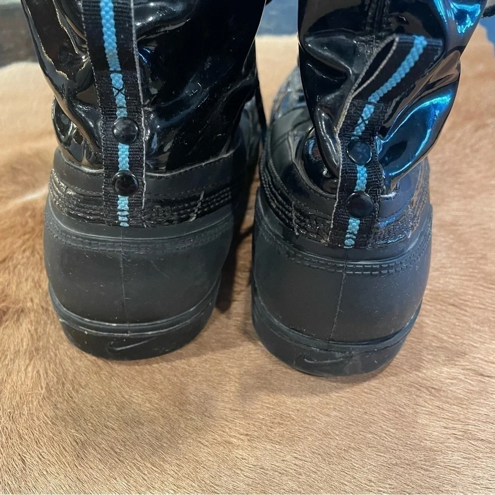 Nike Storm Warrior Hi Boots 6M Black Patent Leather